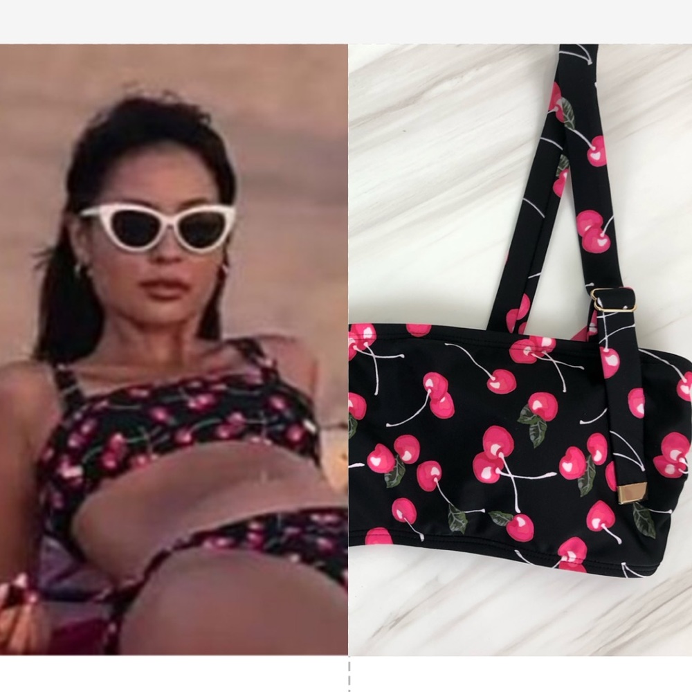 ASO Maddie Perez in Euphoria Cherries Bikini Top